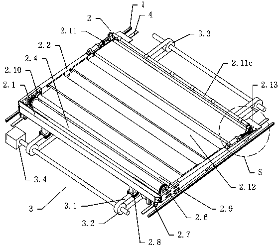 Plate conveying device