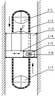 Mechanical reversing speed reducer and vertical type pumping unit