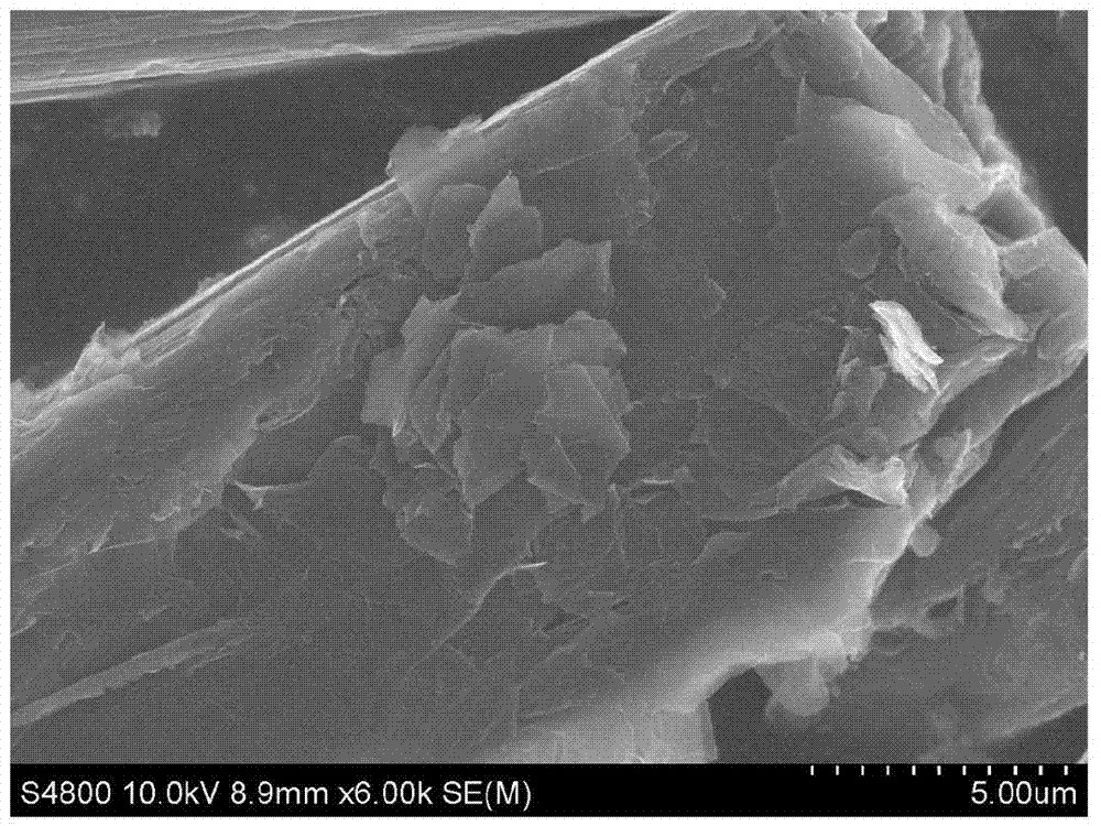 A kind of preparation method of growing graphene in situ on graphite fiber