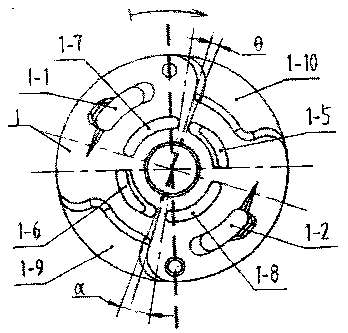 Pressure plate and side plate respectively loaded to two high-pressure areas of double-acting vane pump