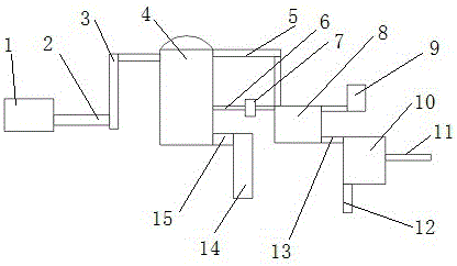 Air-assisted material-guiding apparatus of sorting equipment used for plastic garbage processing system