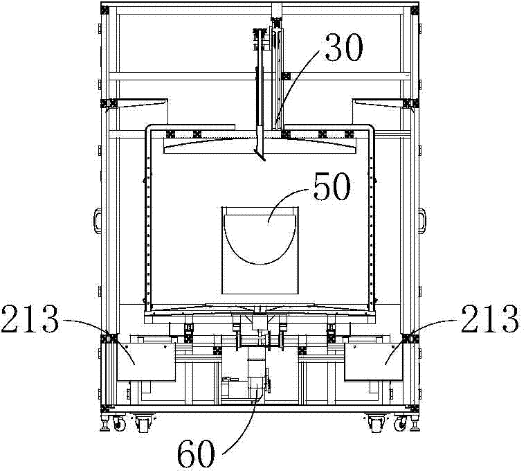 Automatic glaze spraying device