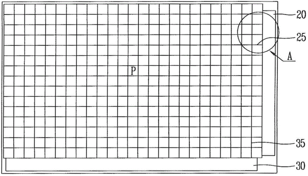 Array substrate of flat panel display device and manufacturing method thereof