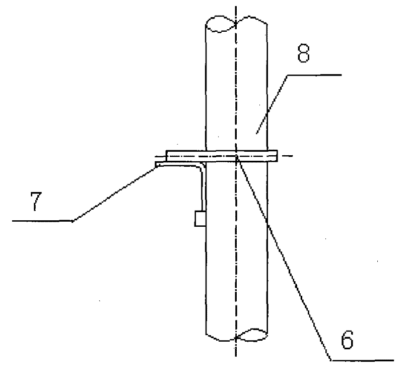 Transverse location structure used for S-shaped tube panel