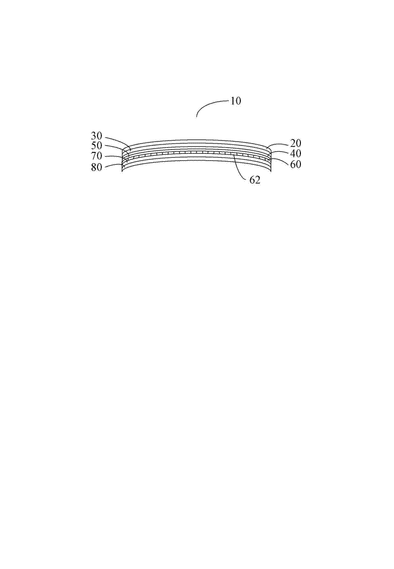 Curved display screen and method for manufacturing curved display screen