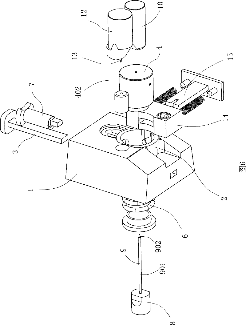 Mold for manufacturing method of lighter nozzle