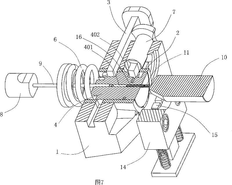 Mold for manufacturing method of lighter nozzle