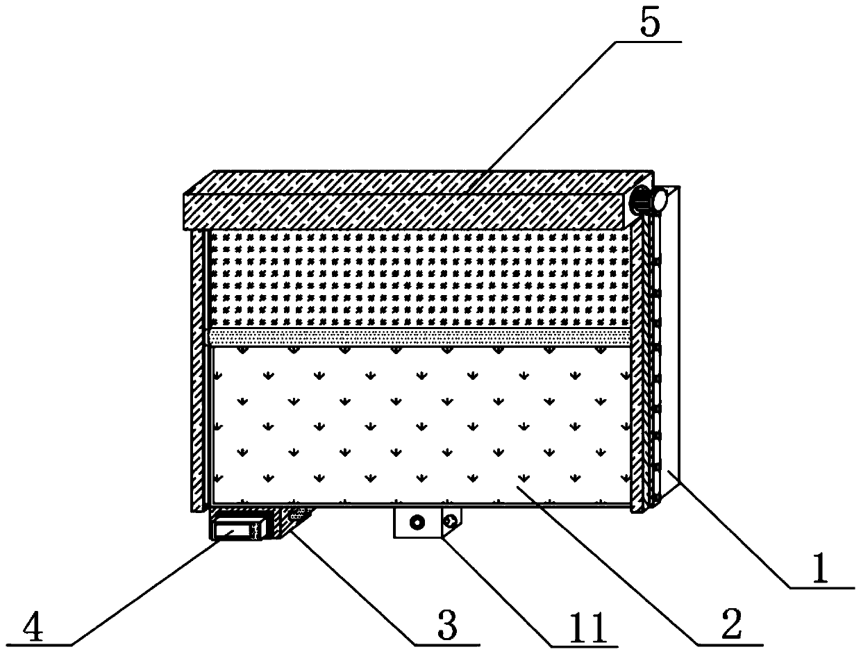 MicroLED display panel based on flip LED (light-emitting diode) chip