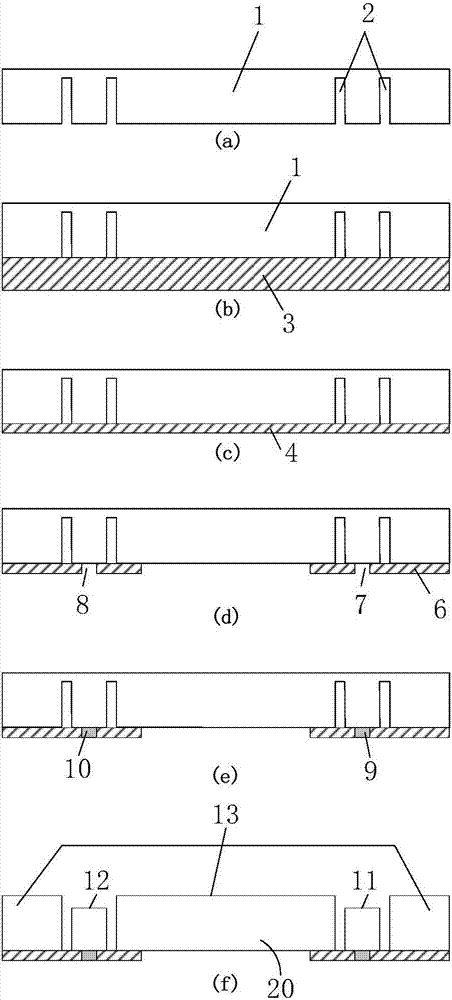 Full-silicon MEMS wafer-level vacuum packaging method based on anode bonding