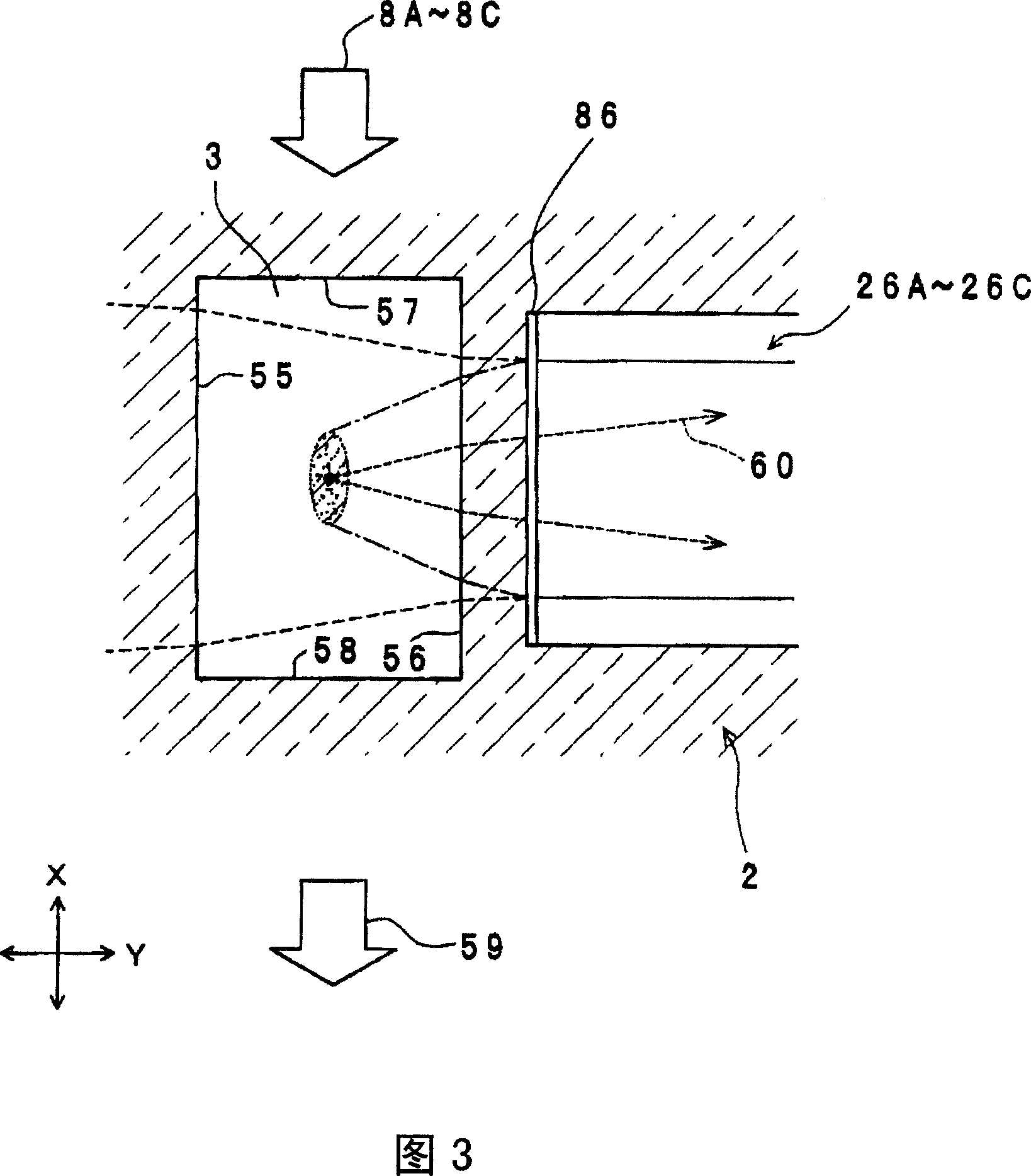 Device and method for sorting biological particles