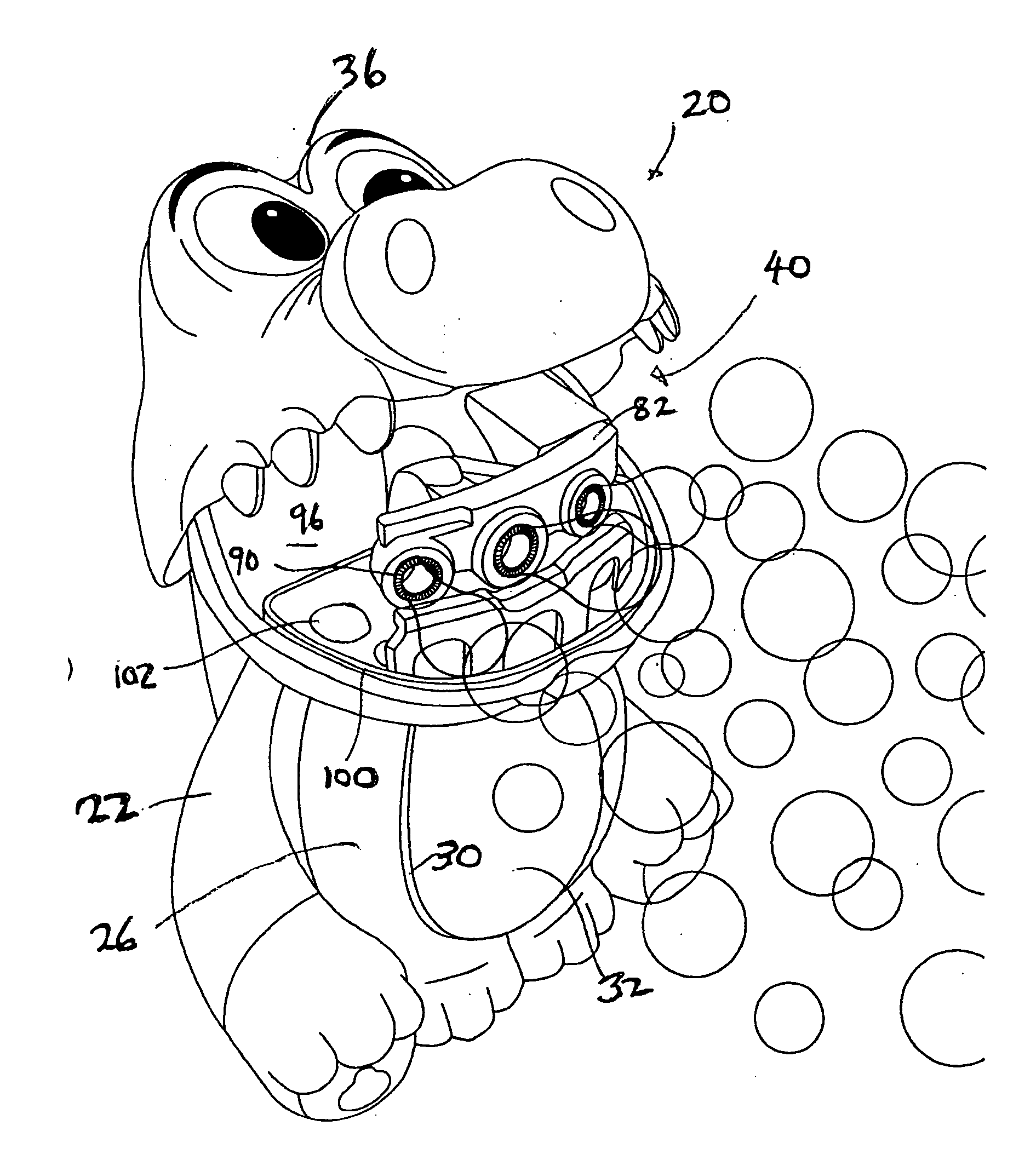 Bubble generating assembly