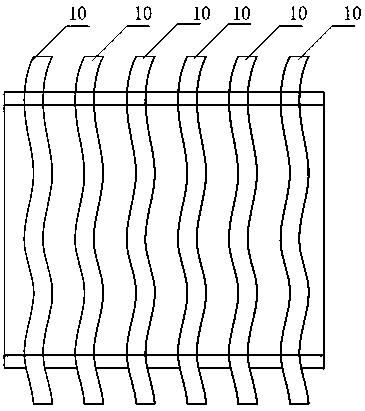 A cooling rib with both magnetic conduction