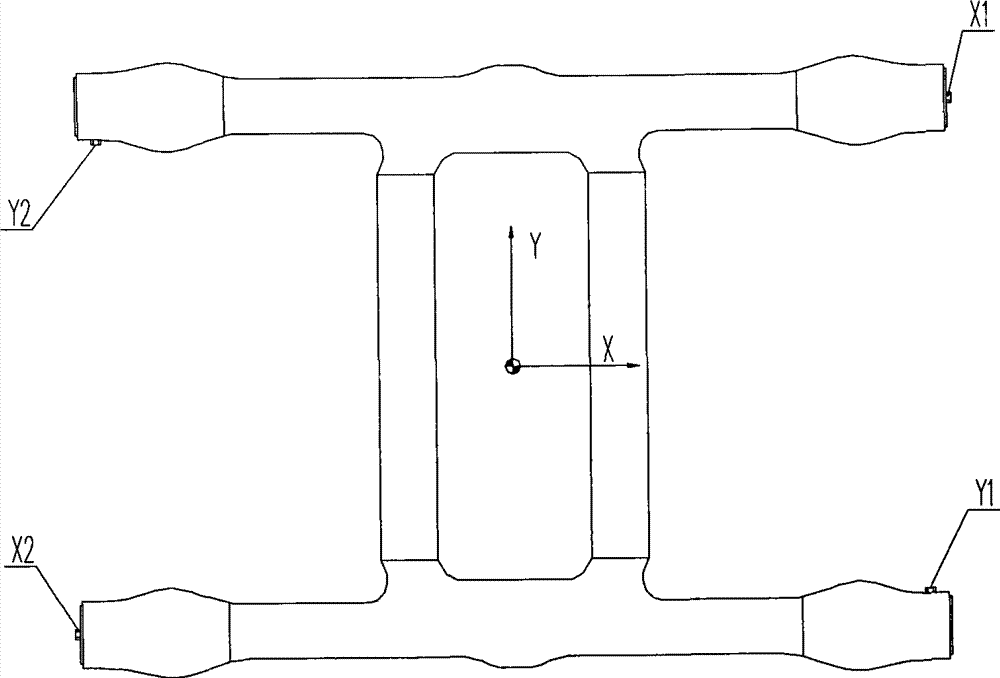 Method for processing welding frame device using bolt, pun bush as positioning reference