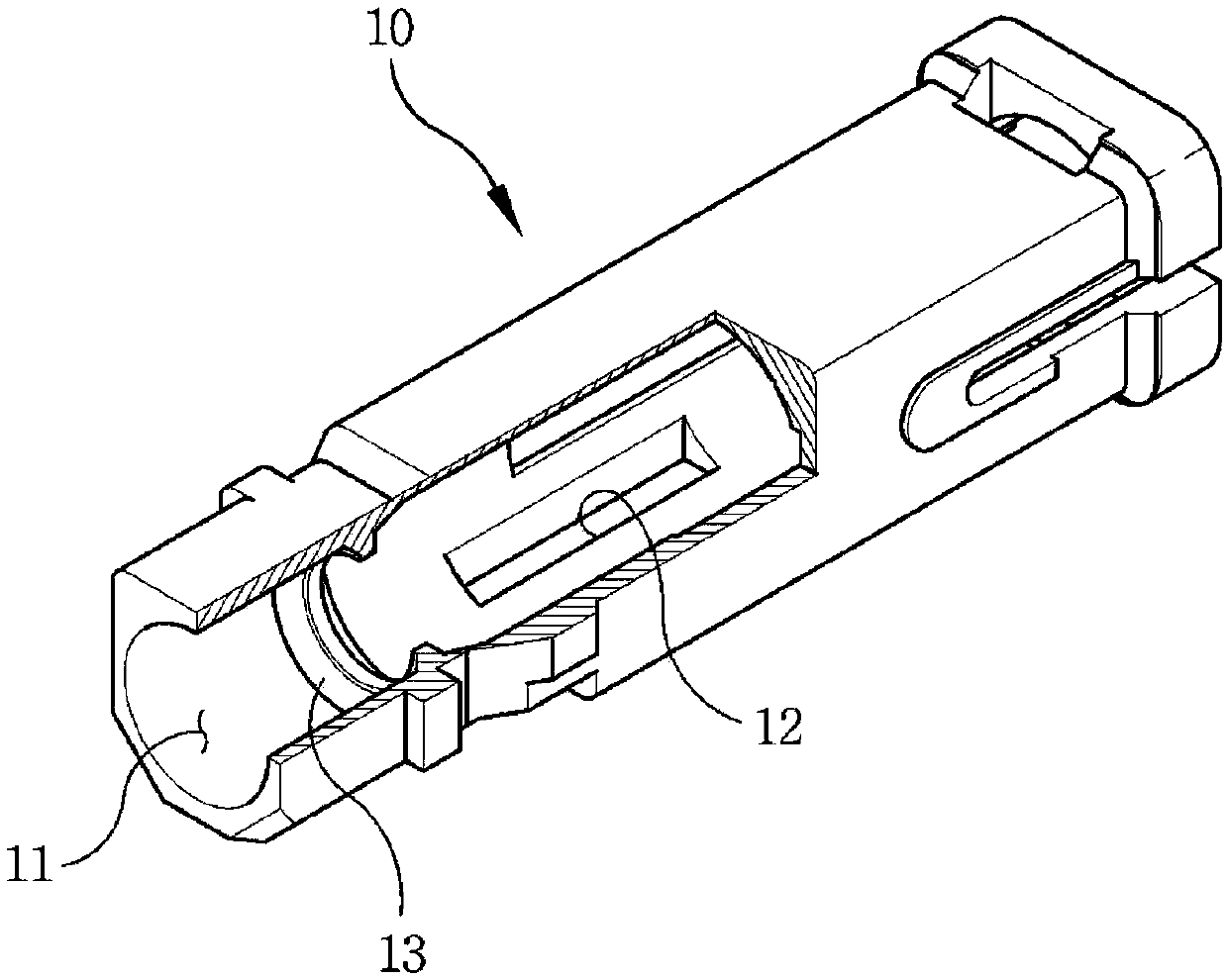 Optical fiber connector capable of being assembled on site