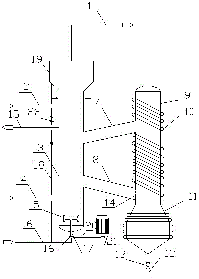 Oil refining alkaline residue acidification reactor and acidification method thereof