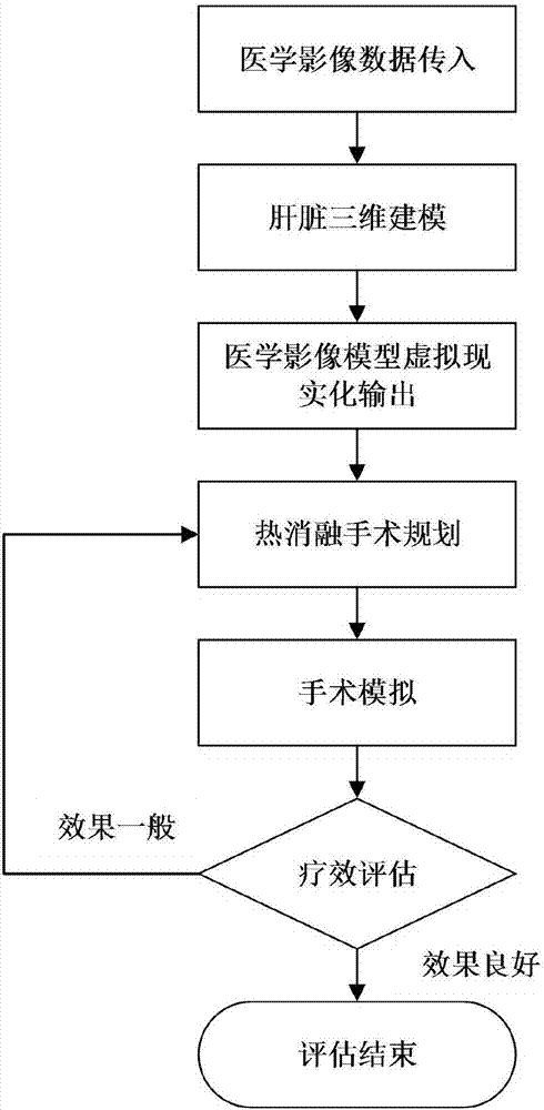 Preoperative auxiliary device for liver tumor thermal ablation operation