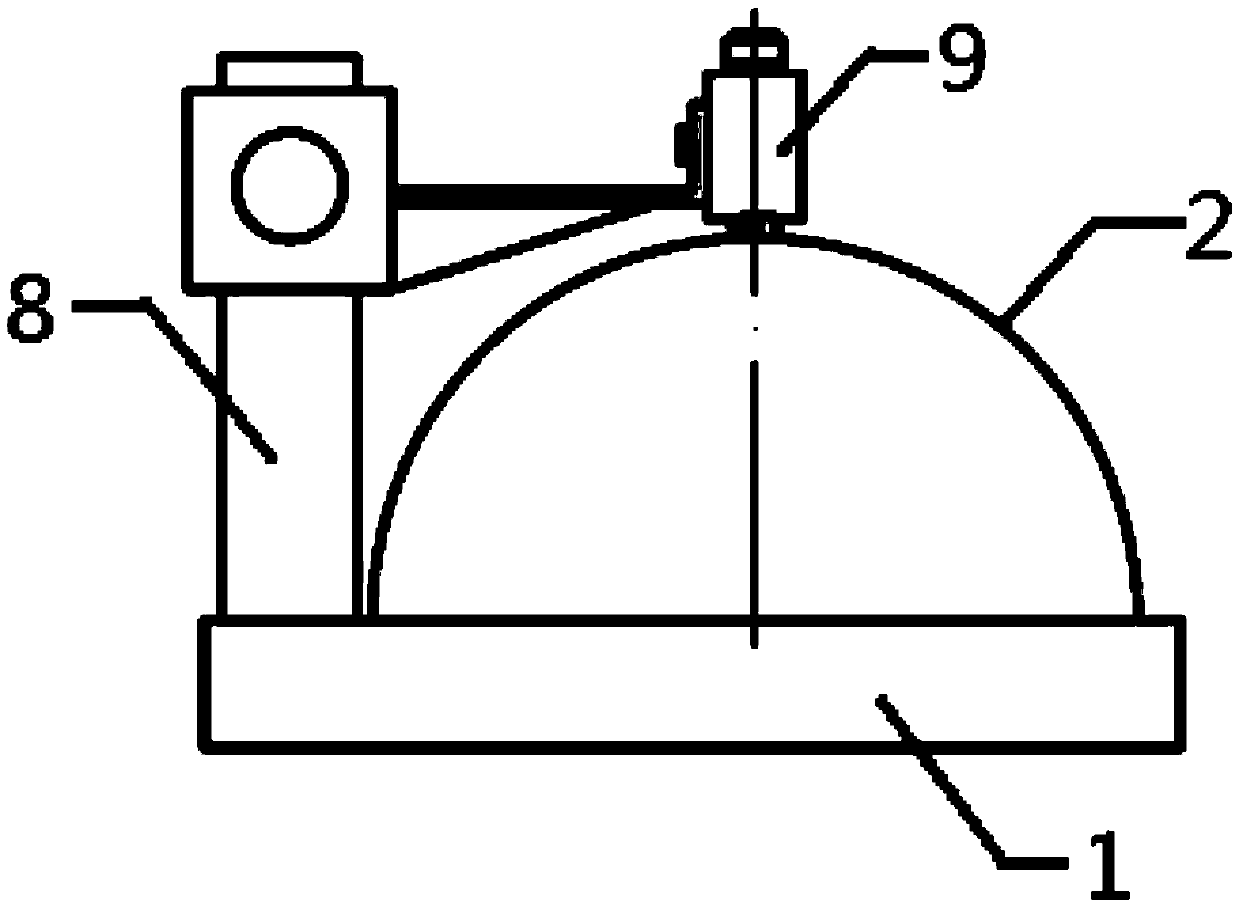 Hyperspectral image detection cabin with illumination compensation, detector and detection method