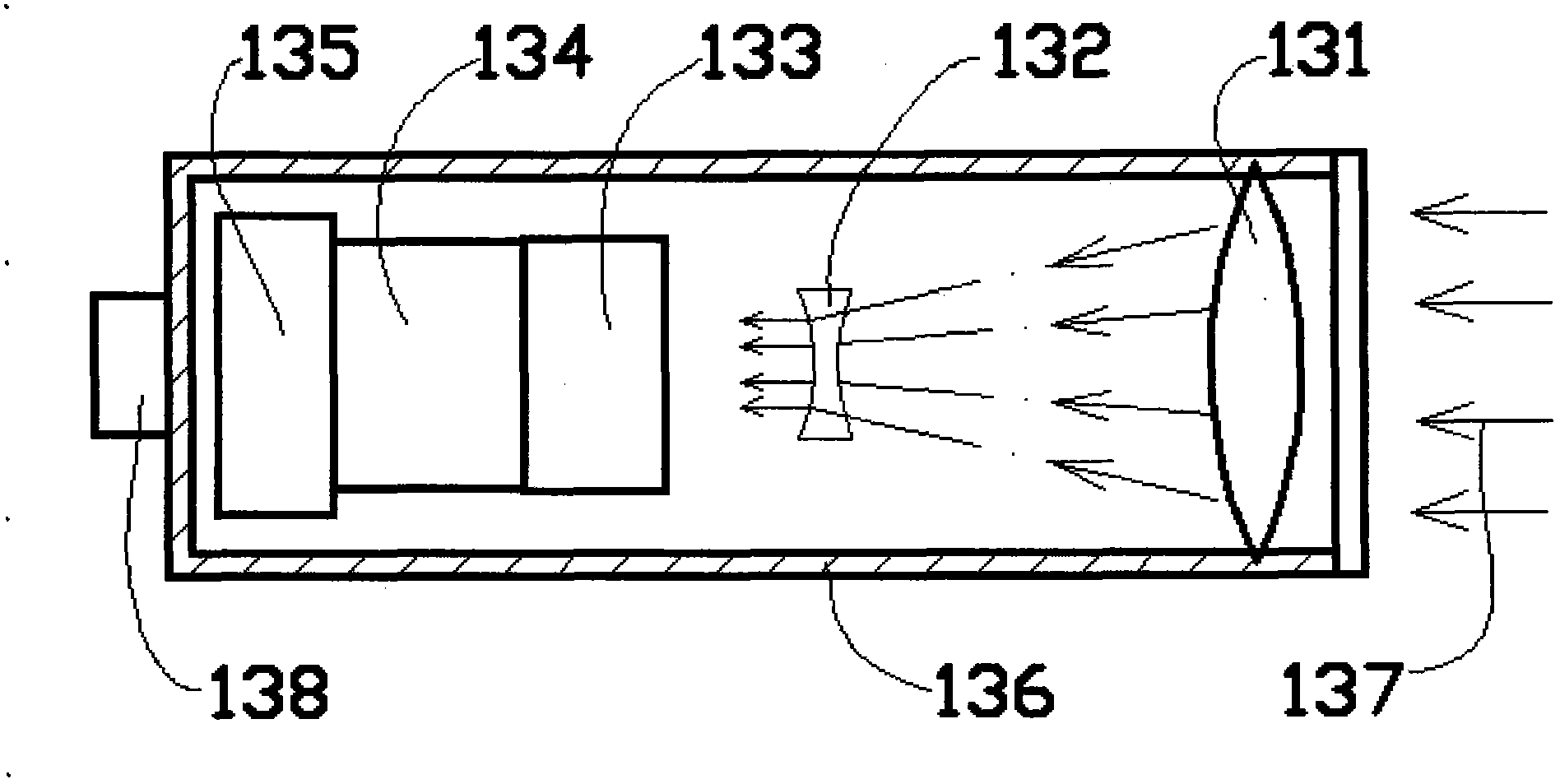 Vehicular infrared telescopic device