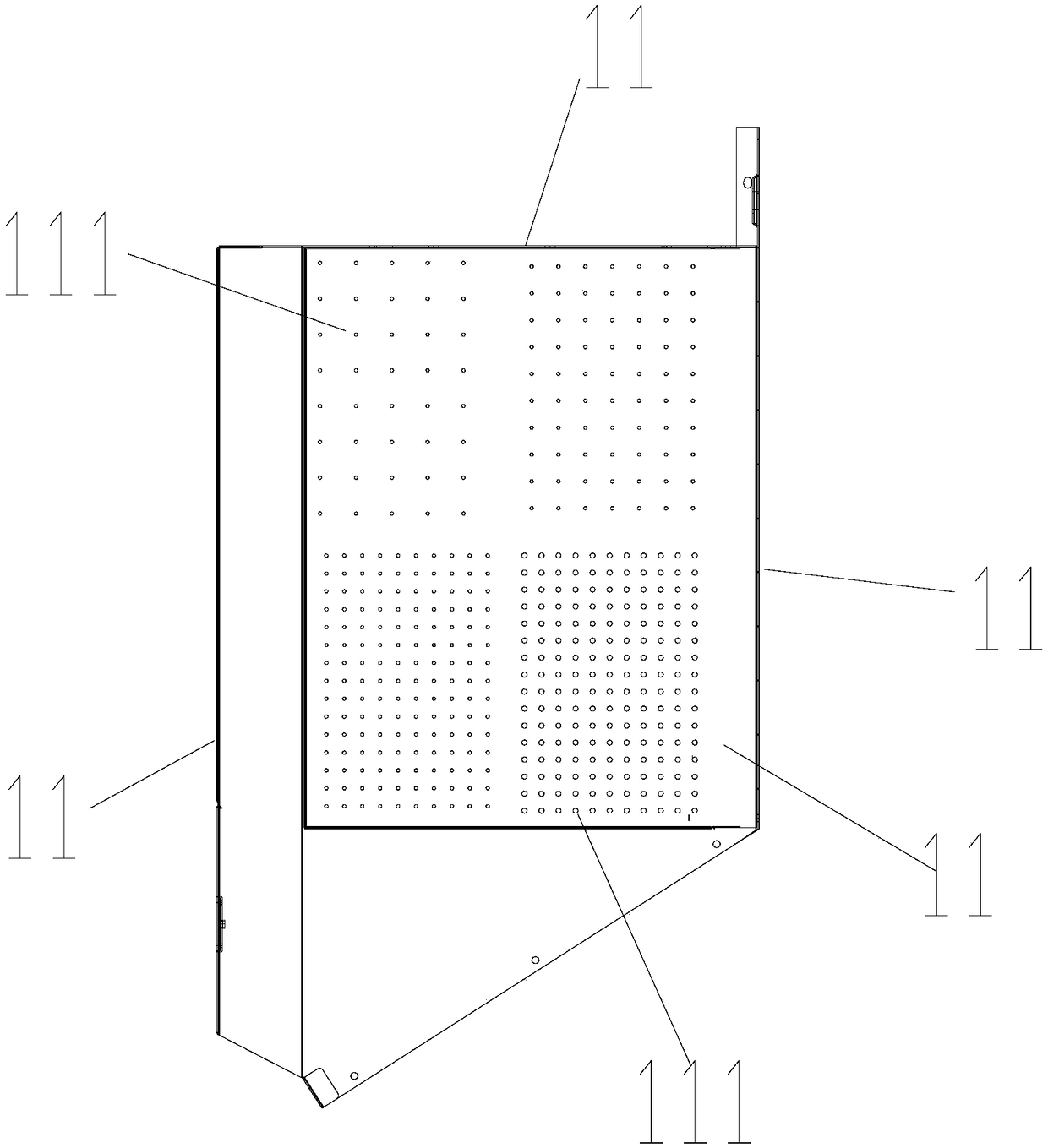 Kitchen ventilator with air bellow having noise filtration function