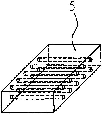 Thermoplastic composite material building template and preparation process thereof and special equipment