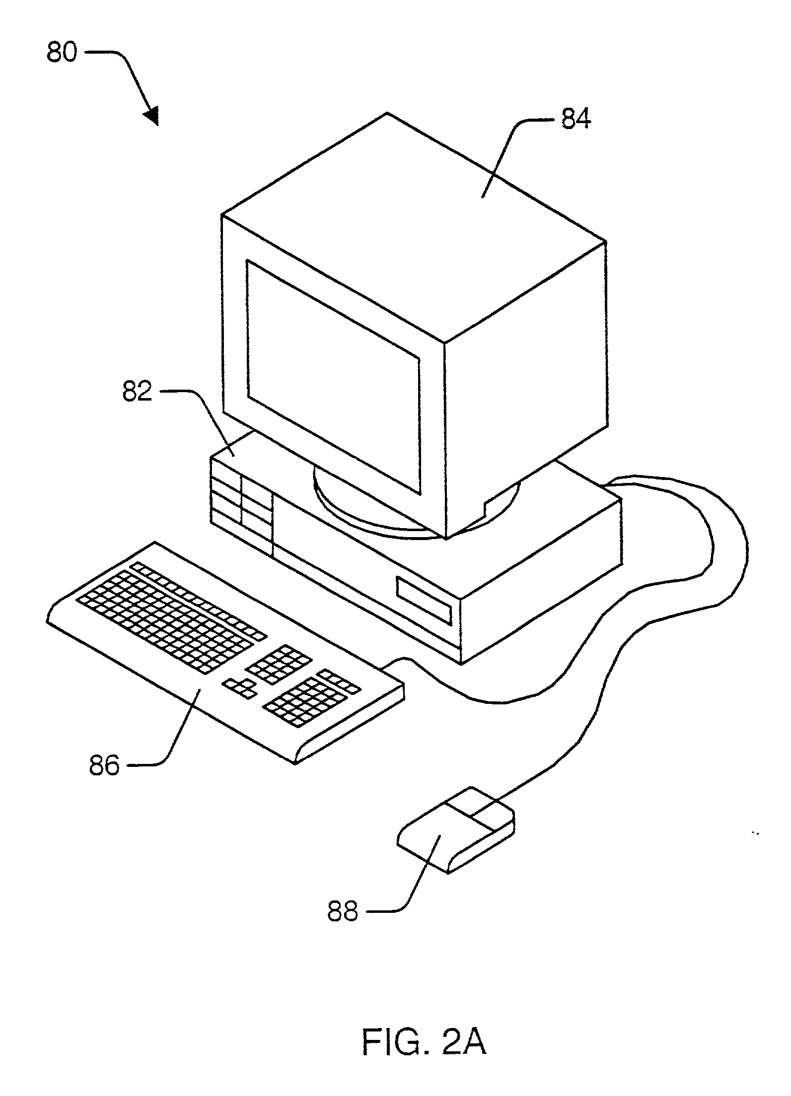 Size conditioned visibility search system and method