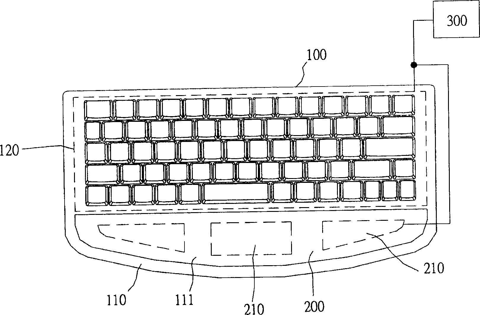 Detecting system of poor keyboard using posture and its detecting method