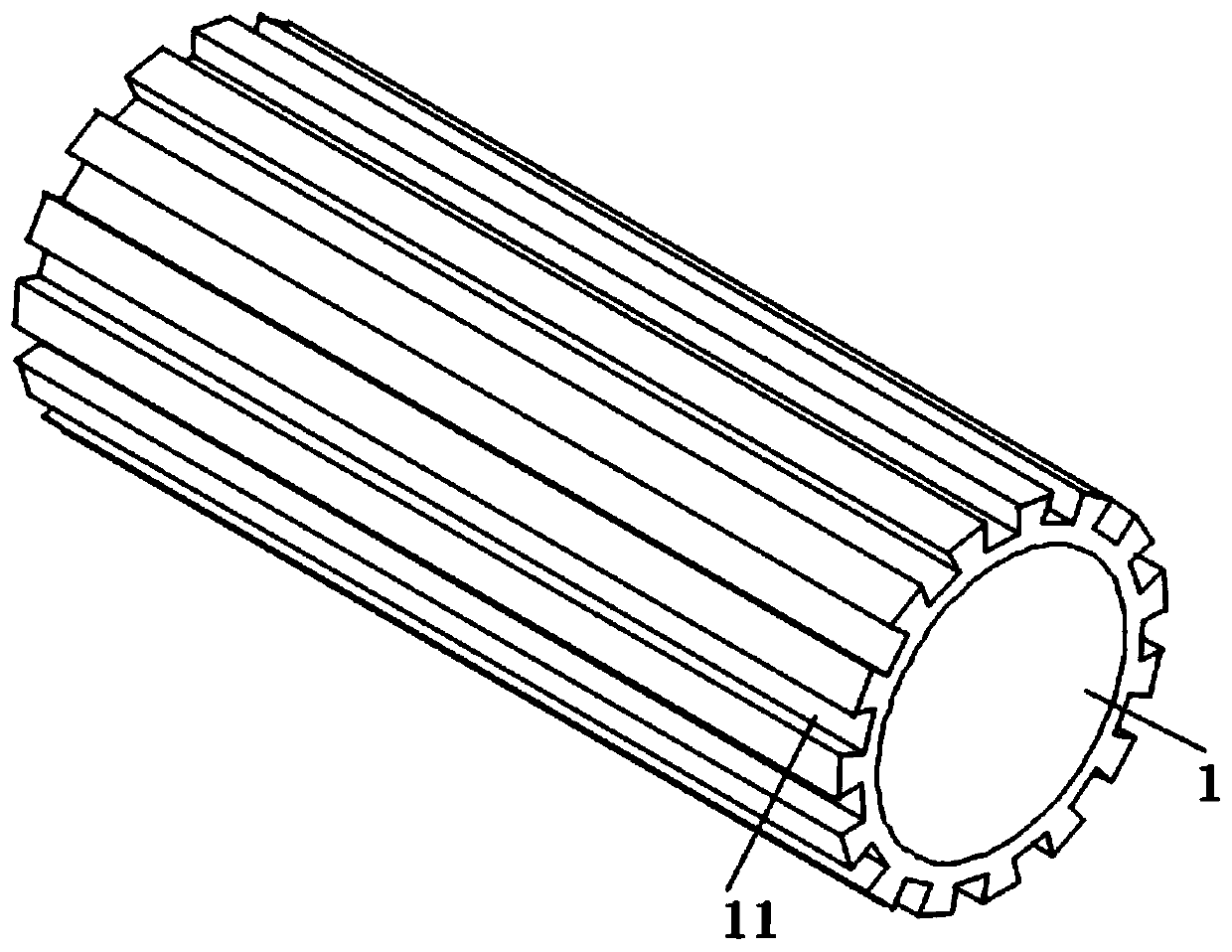 Fastening structure of cable