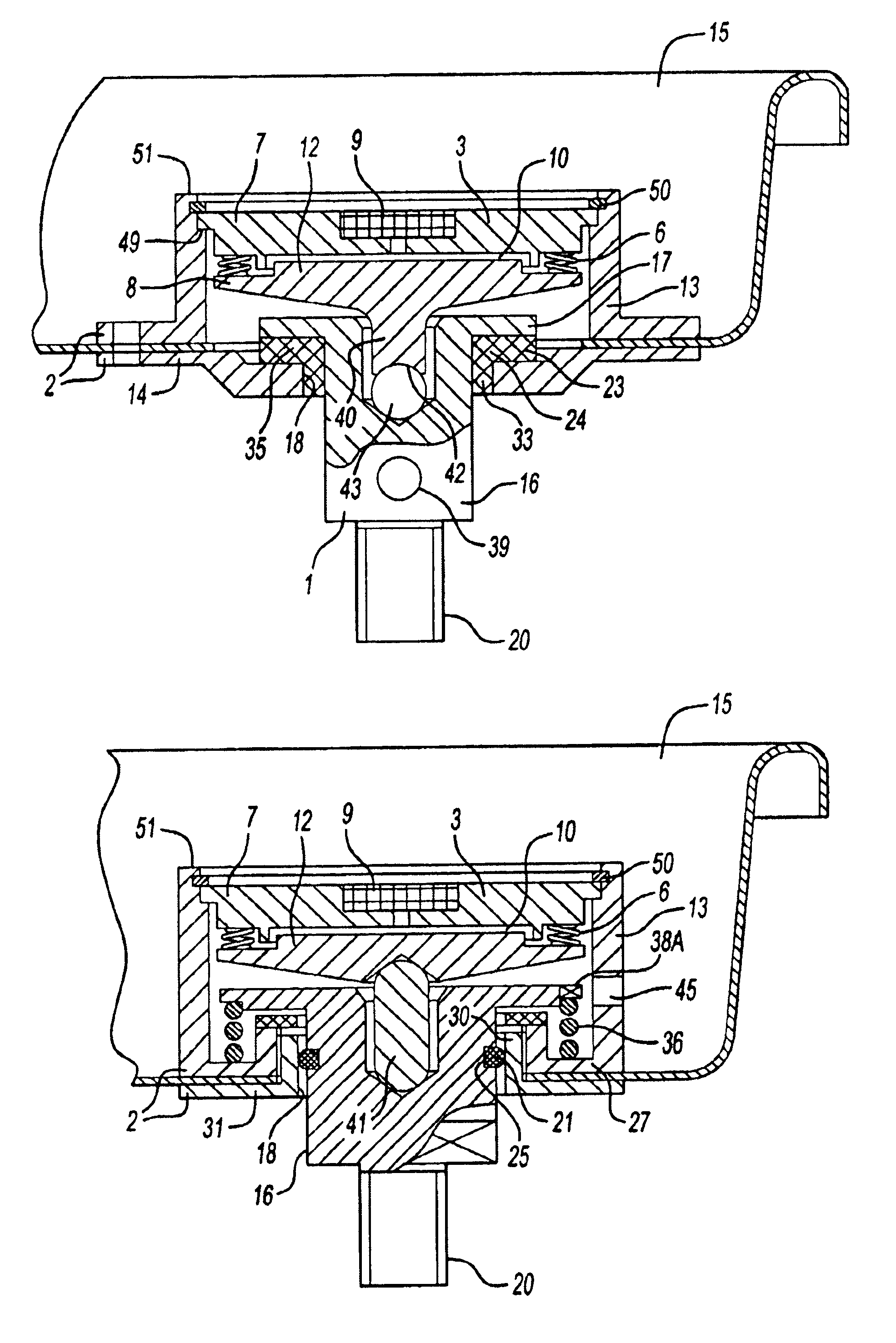 Load cell including angular and lateral decoupling
