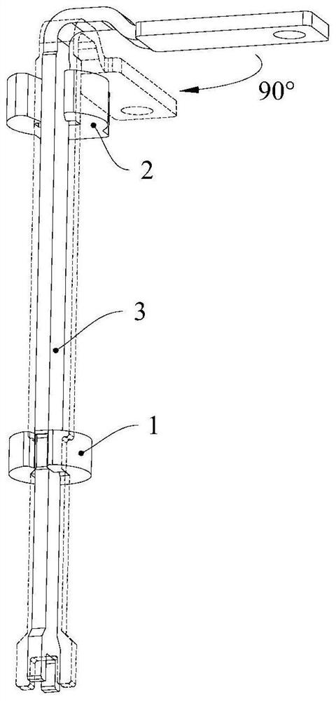 Multiple part synchronous assembling method and clamp and automatic assembling device thereof