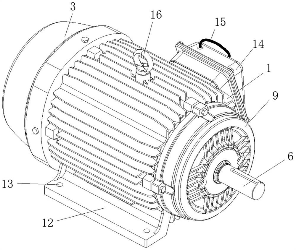 Roller shutter door motor capable of ensuring stable operation