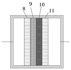 Method for constructing simple buried rural household sewage treatment system