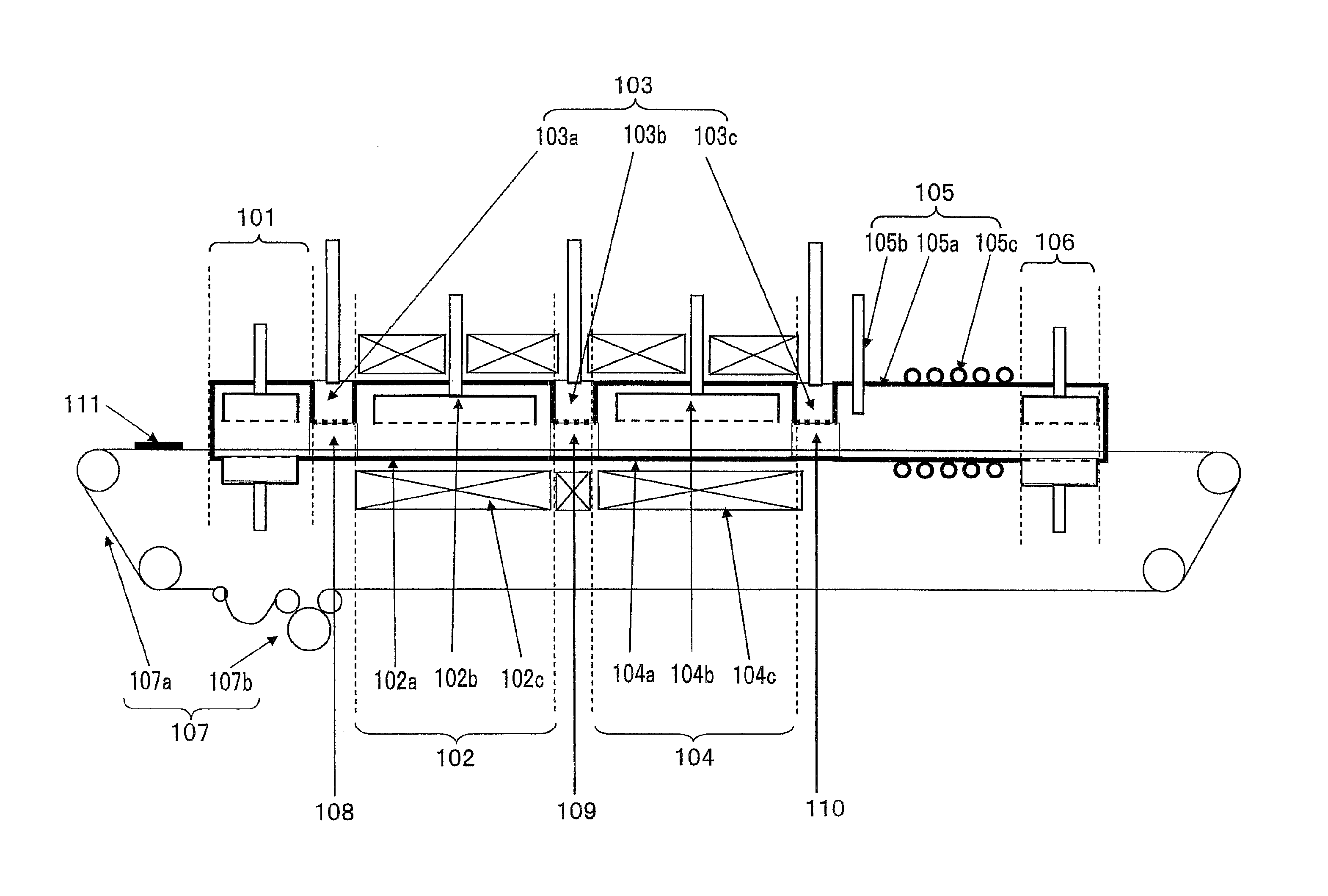 Apparatus and method for producing aligned carbon-nanotube aggregates