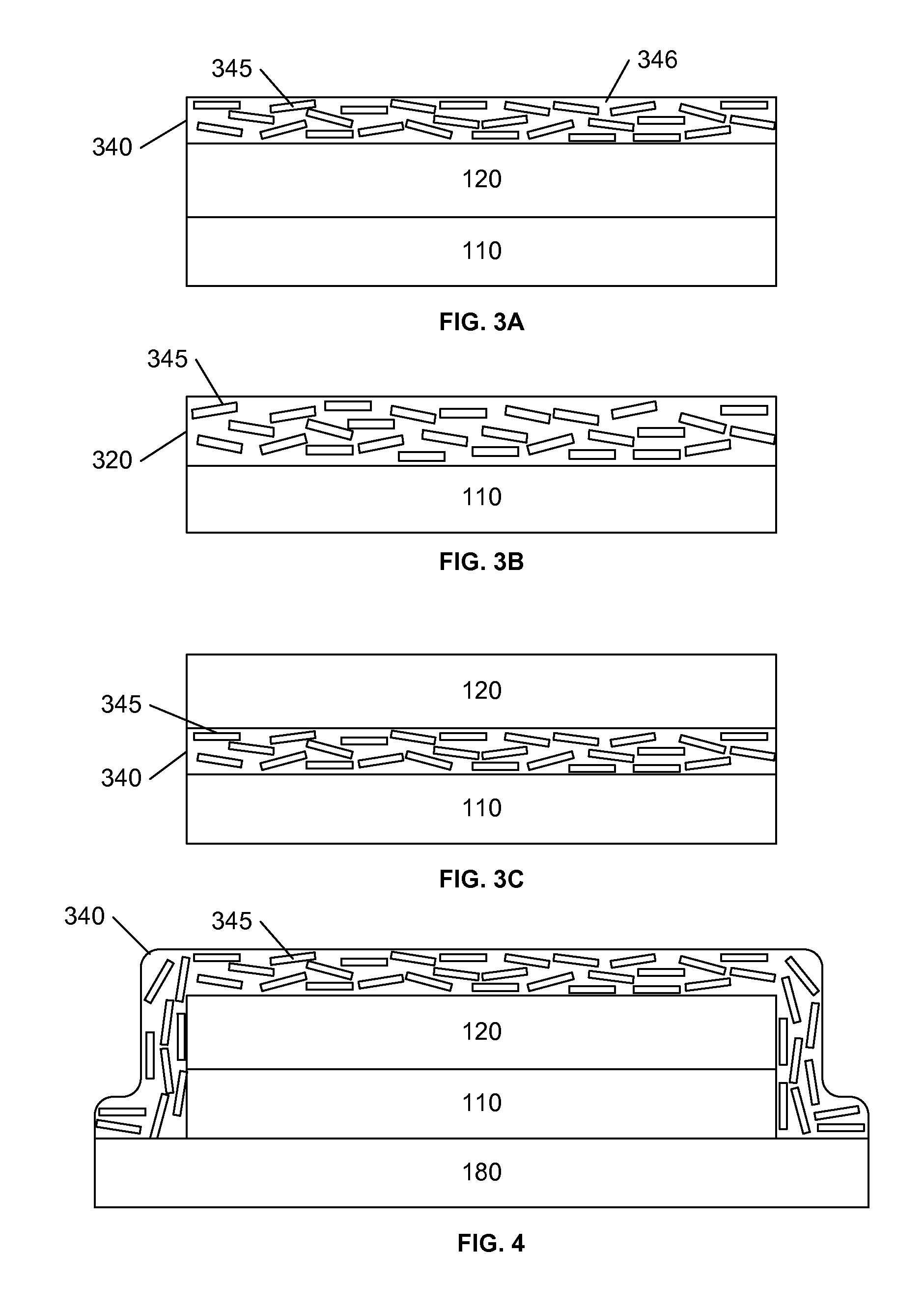 Controlling LED emission pattern using optically active materials