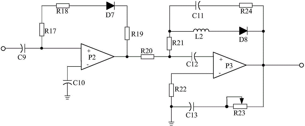 Band-pass filtering circuit-based signal processing system for face recognition system