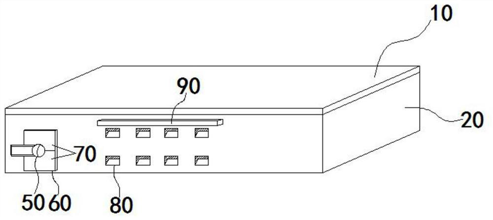 Intelligent temperature control network switch