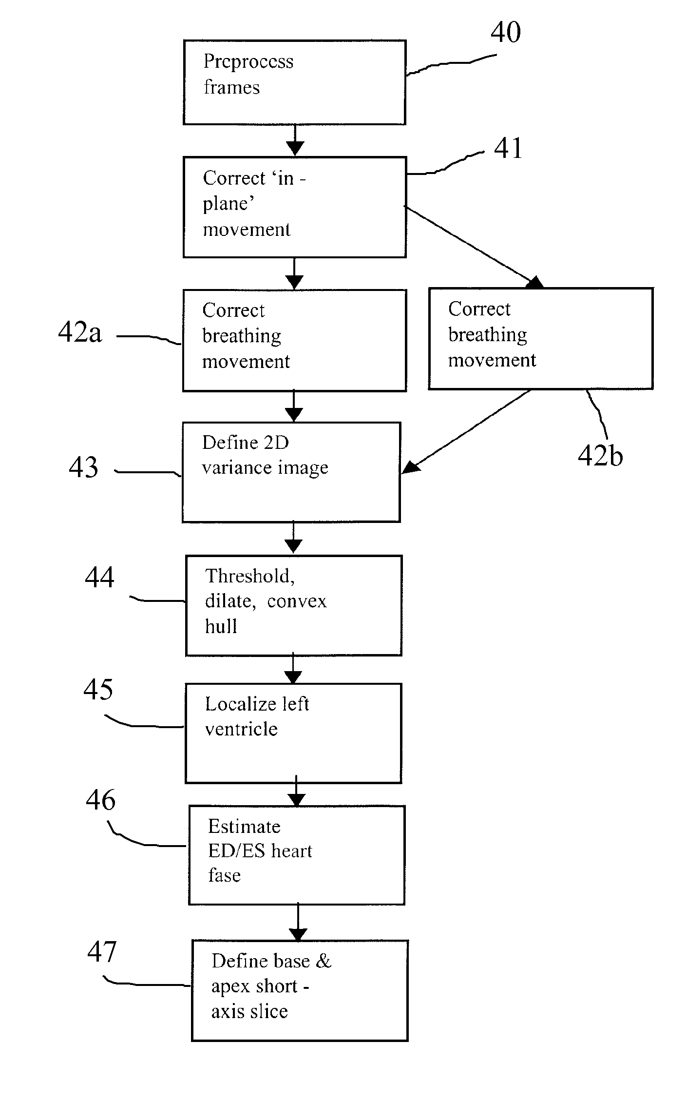 Method, Apparatus and Computer Program Product for Automatic Segmenting of Cardiac Chambers