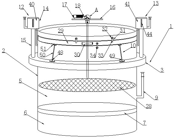 Polygonatum sibiricum processing device and processing method thereof