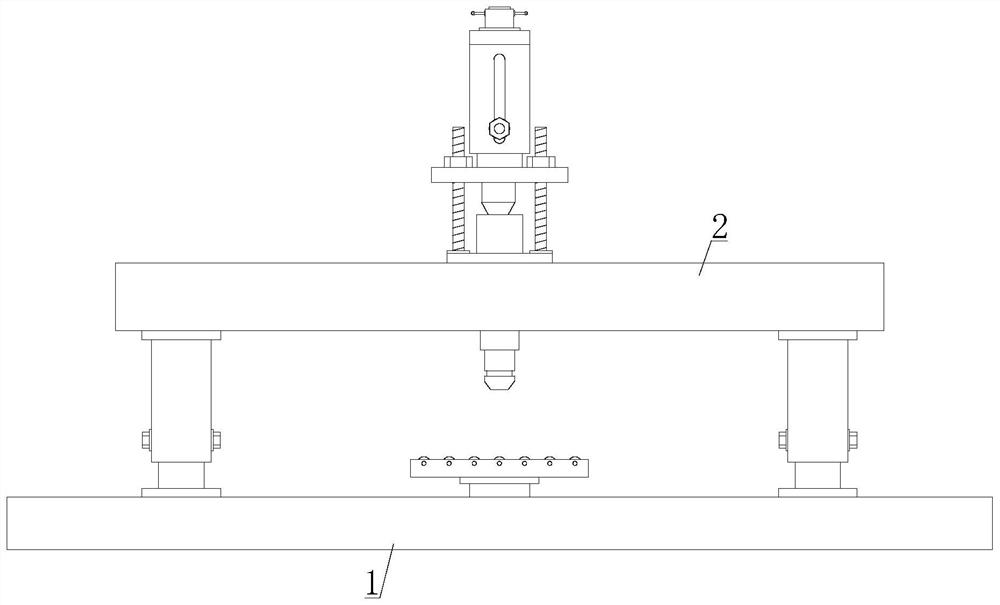 Laser marking device for glass product processing and implementation method thereof