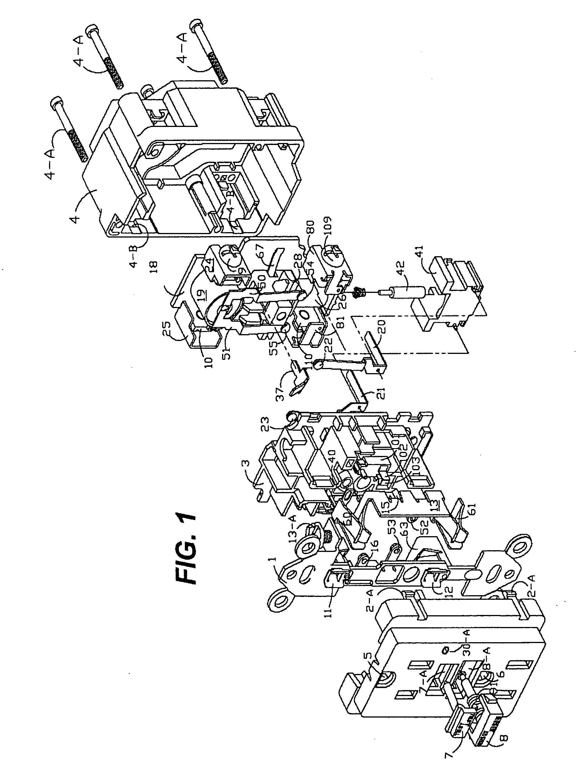 Ground fault circuit interrupter containing a dual-function test button