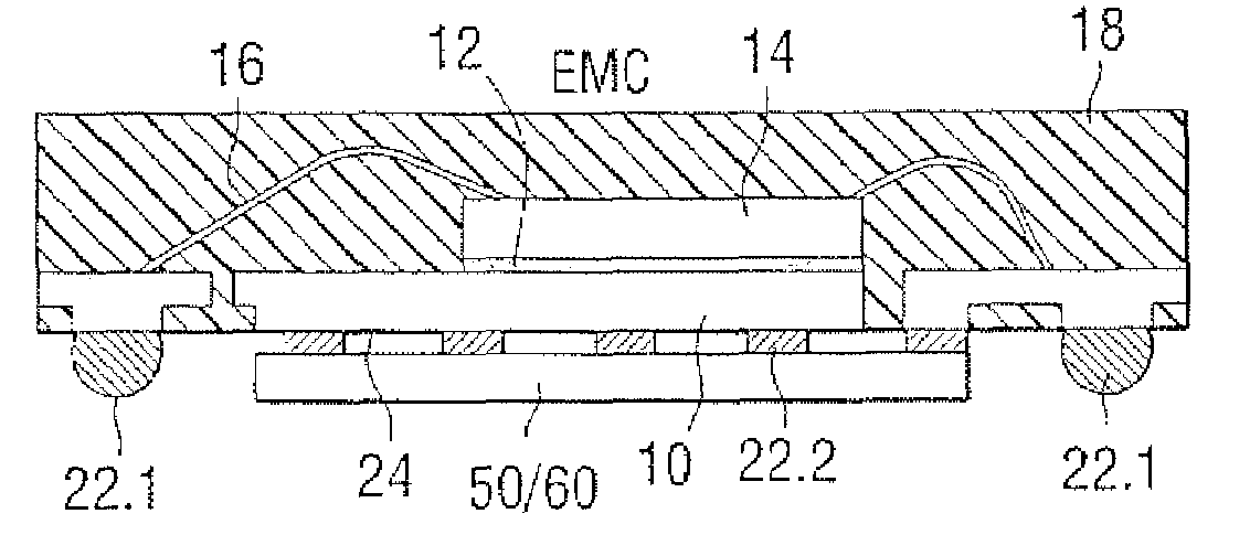 Method of assembly for multi-flip chip on lead frame on overmolded IC package