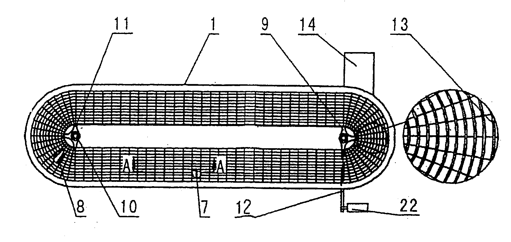 Stoker grates for circulating burning-up