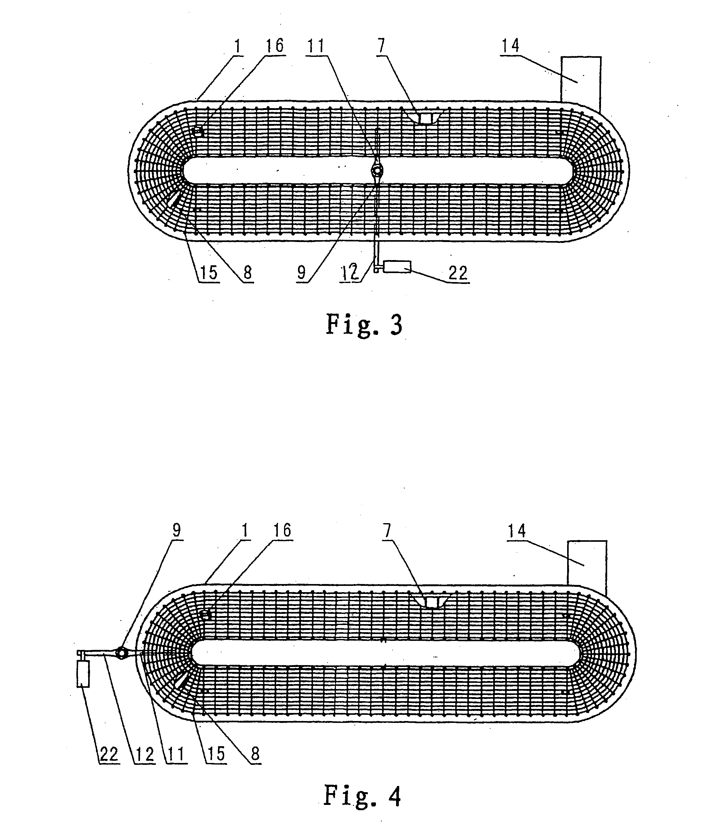 Stoker grates for circulating burning-up