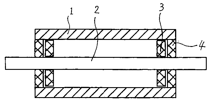 Compound material support roller and preparation method thereof