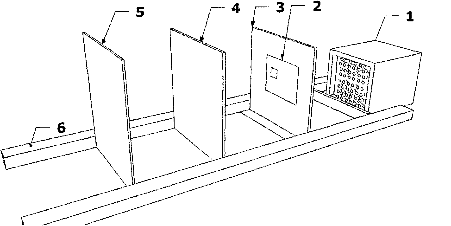System for tracking visual positions on basis of infrared projection mark points