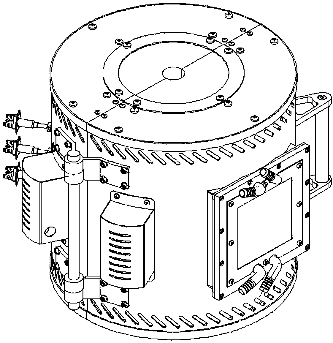 A high-temperature electric furnace with an optical measurement channel