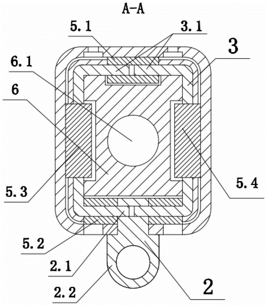 One-way roller limit folding pneumatic curtain bracket