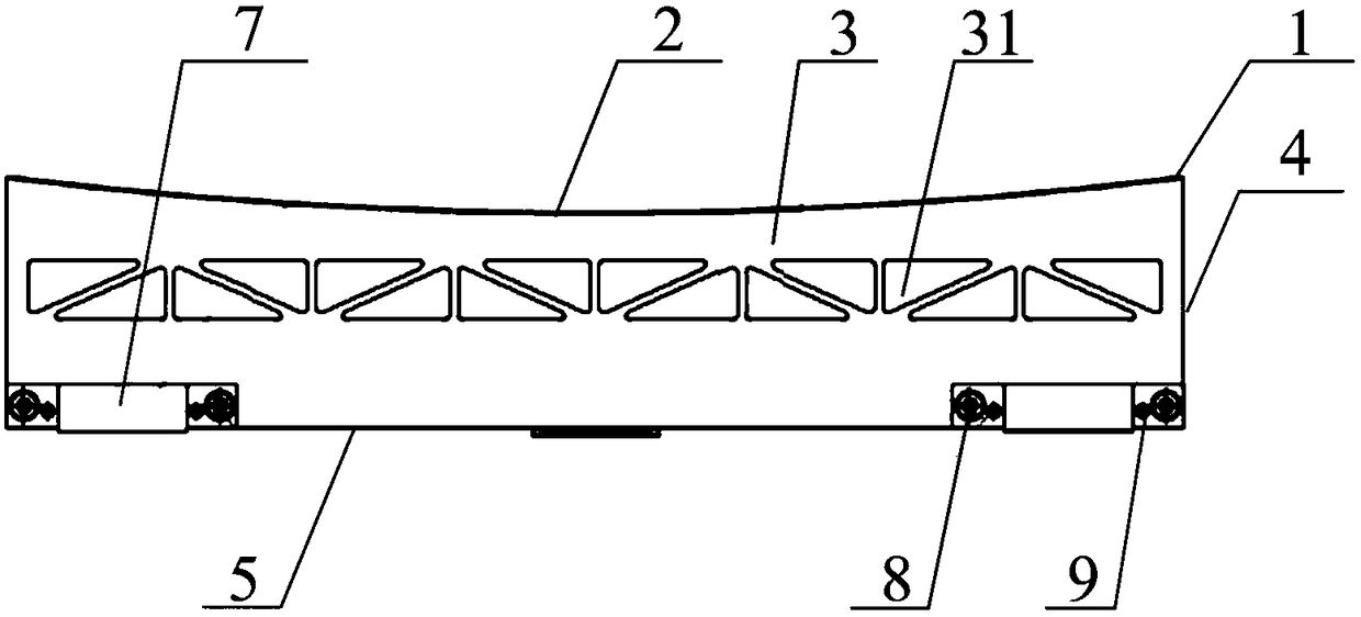 A space aluminum-based mirror assembly