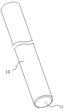 A filter bag capable of generating negative ions and filter material thereof