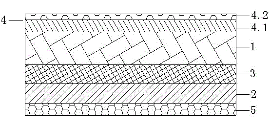 Hygroscopic fabric with flame-retardant function and layering effect