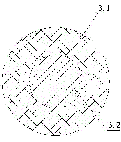 Hygroscopic fabric with flame-retardant function and layering effect